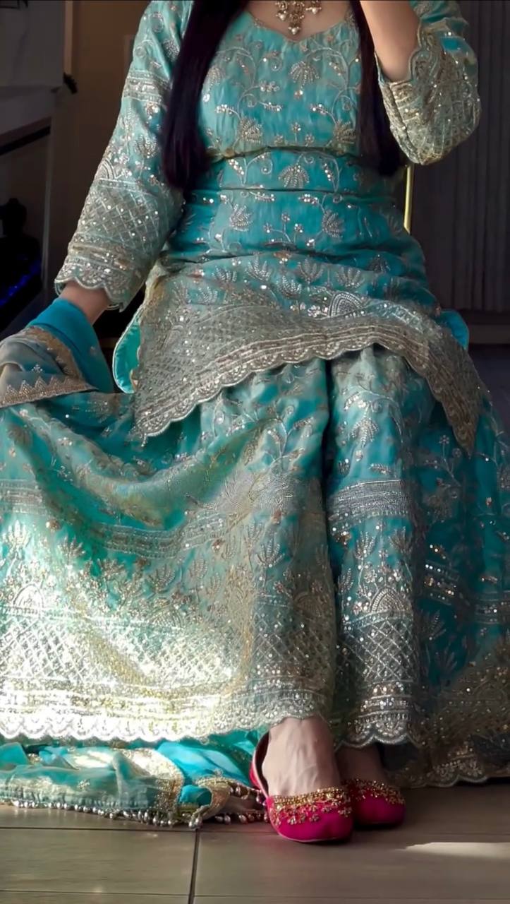 Zyvella Shine Sharara Set