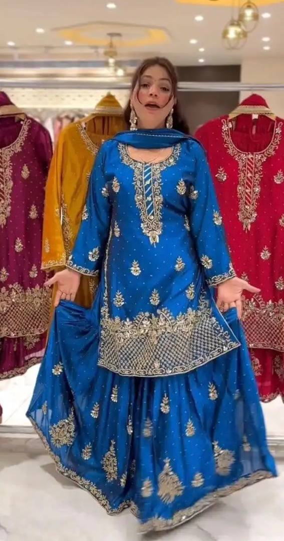 Ariella Shine Sharara Set