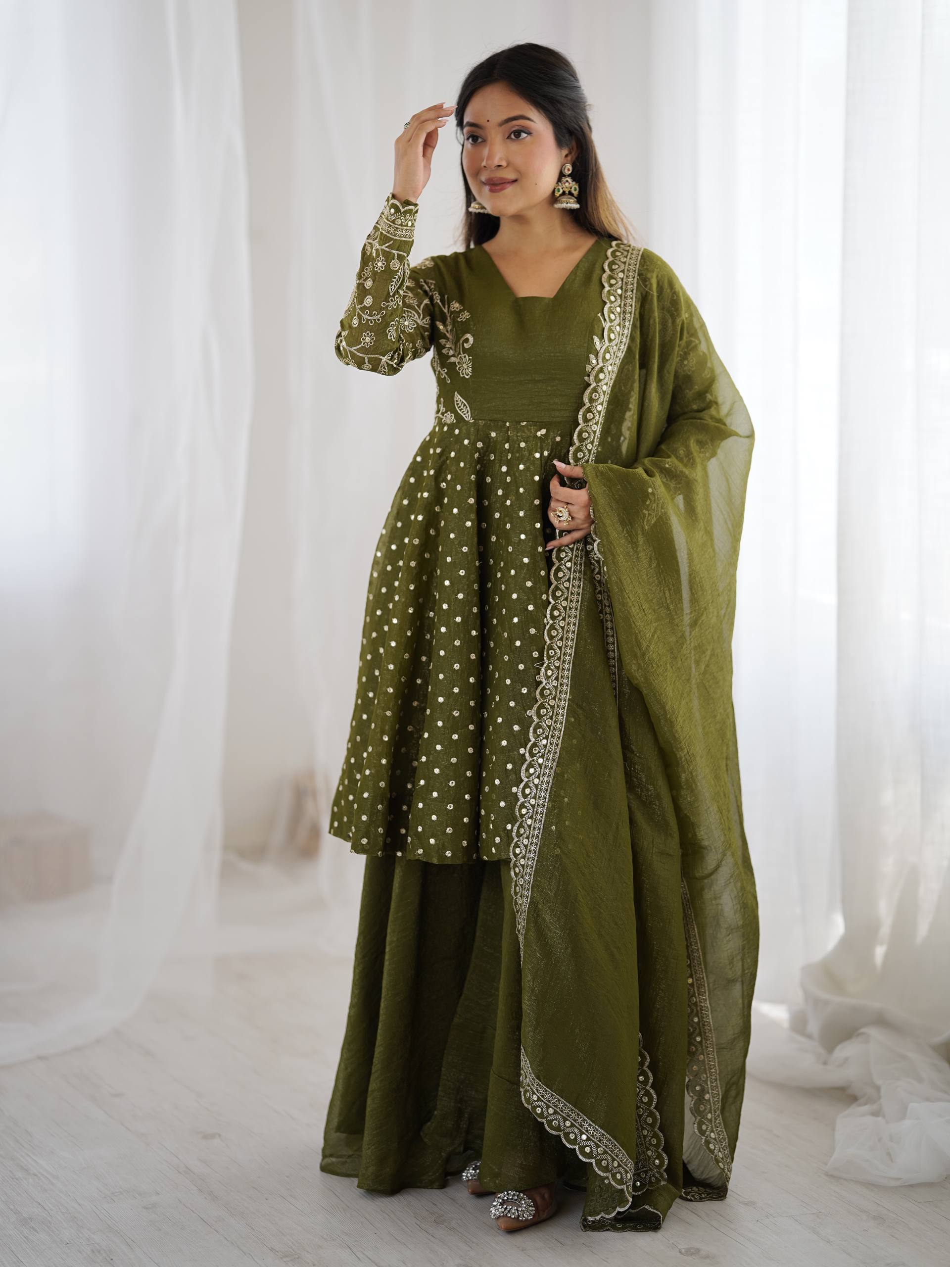 Navira Shine Sharara Set