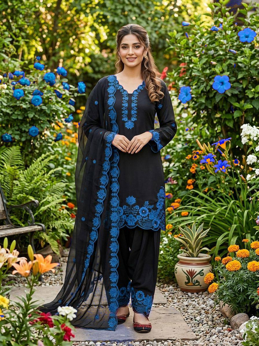 Velmira Sequence Silk Salwar Set