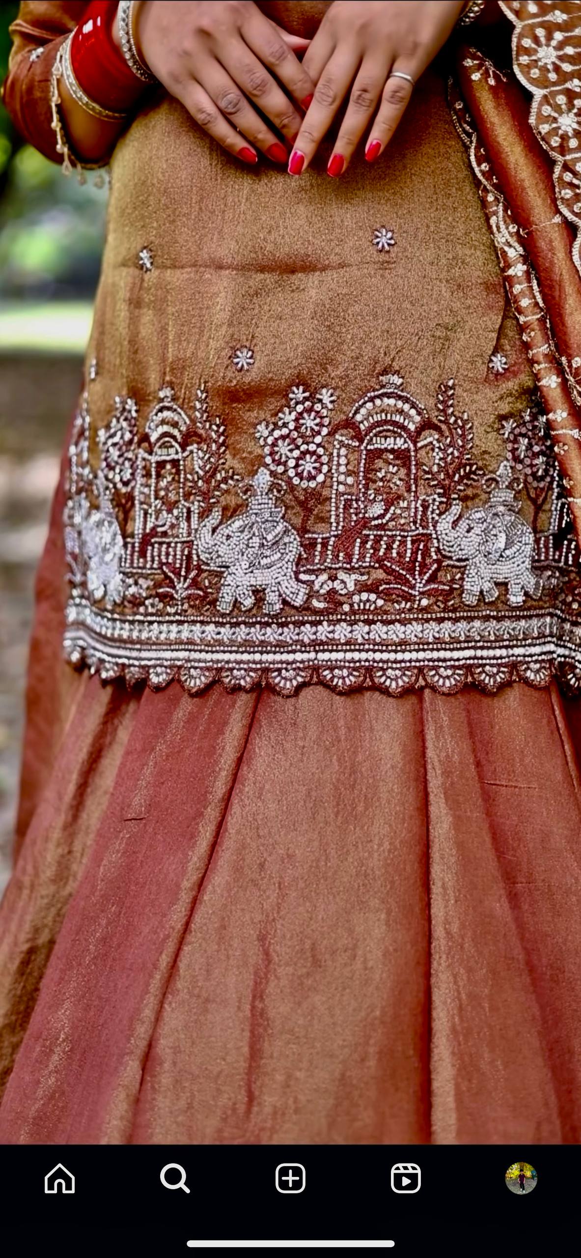 Ruhina Simmer Silk Lehenga Set