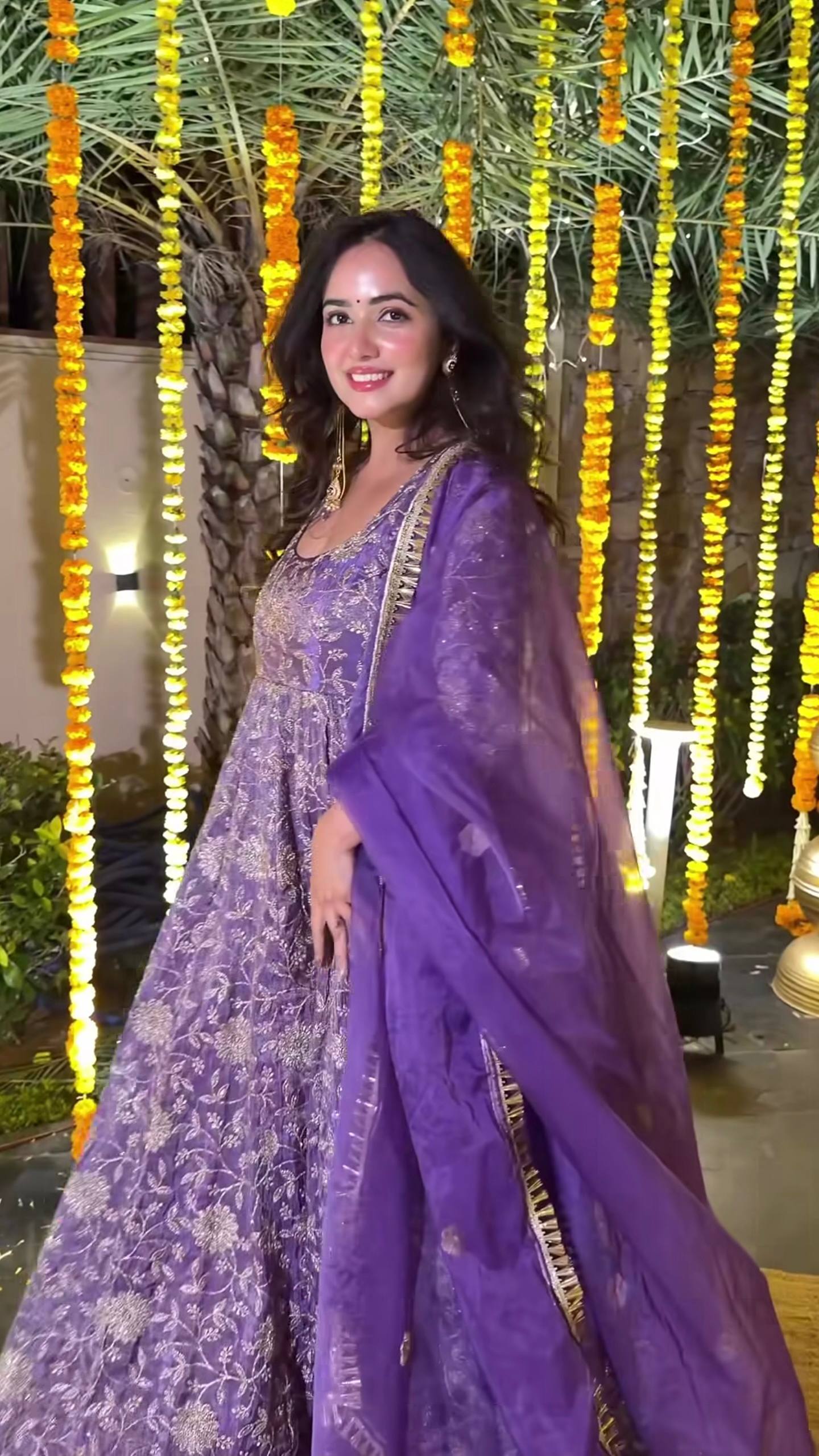 Aarziva Crunchy Silk Anarkali Set
