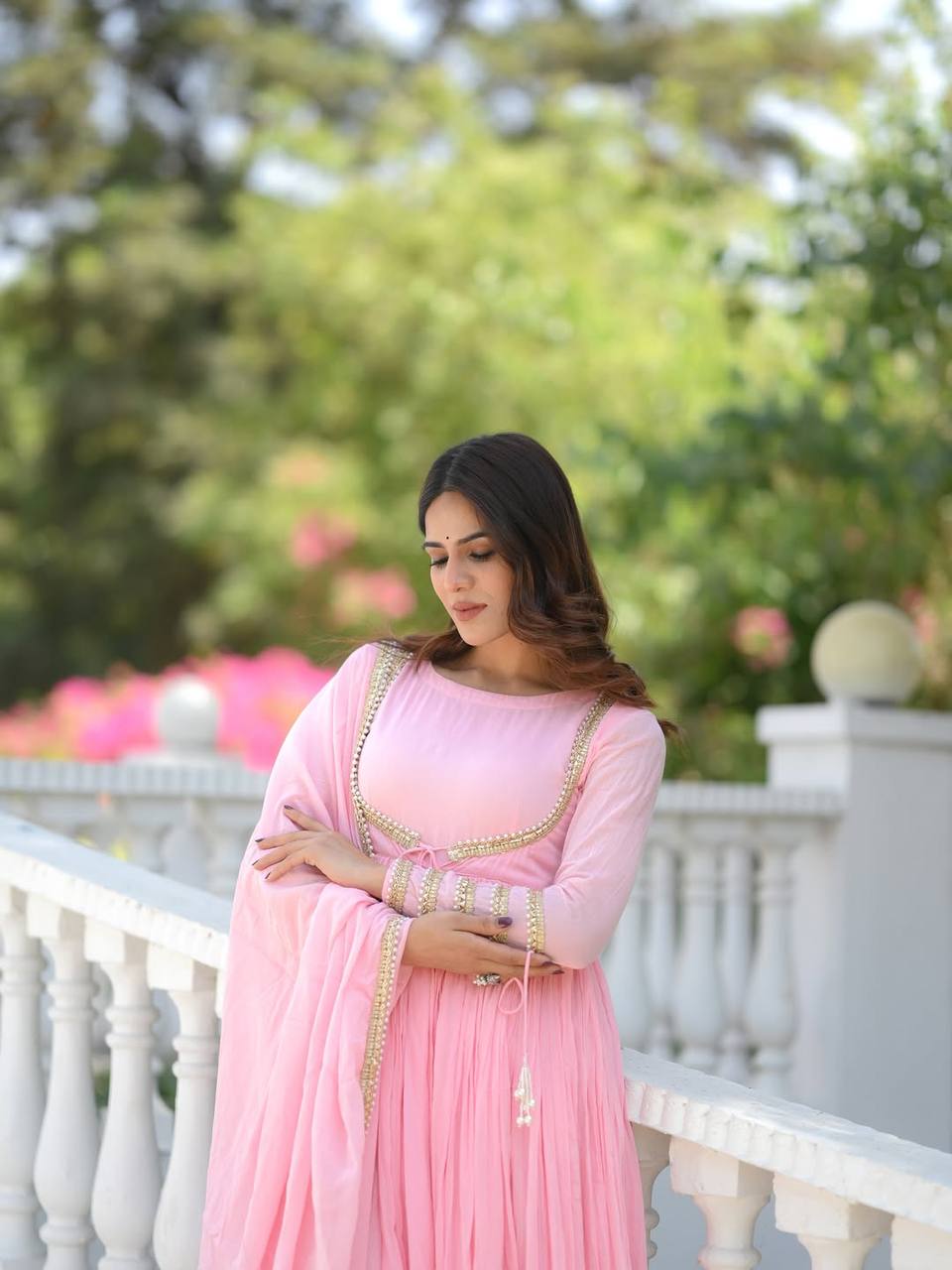 Avelira Chinnon Silk Sharara Set