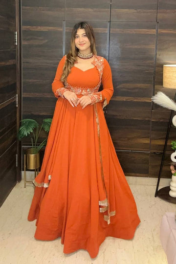 Amber Zariya Embroidered Anarkali Gown