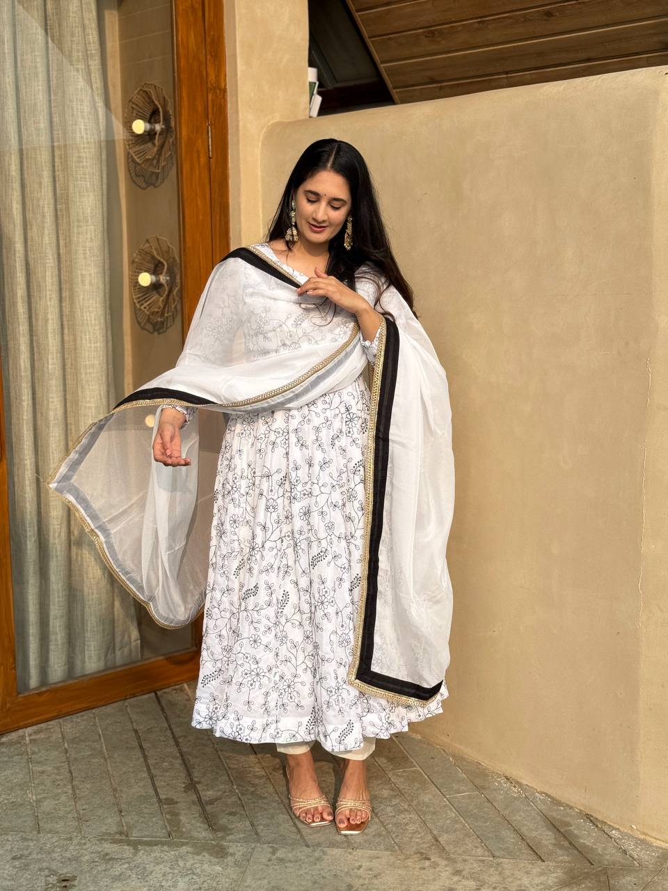 Eira Vichitra Silk Sequence Anarkali Set