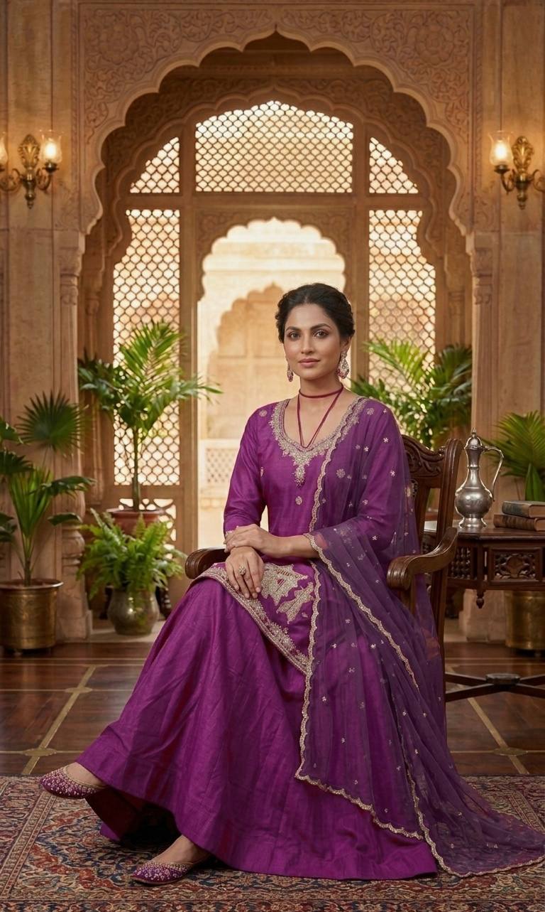 Zarmina Beads & Sequence Crepe Silk Lehenga Set