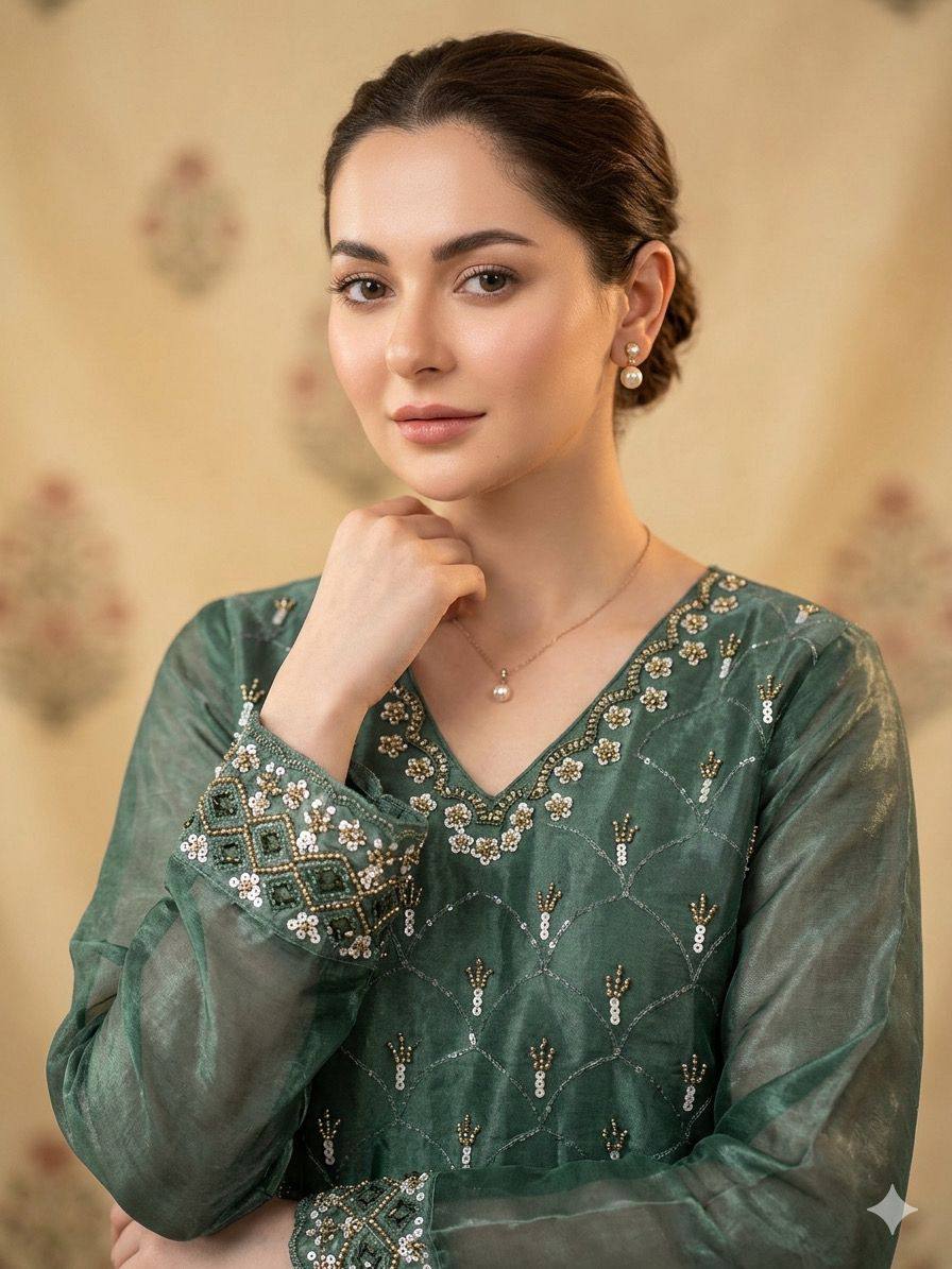 Zaraya Beads & Sequence Fendy Palazzo Set