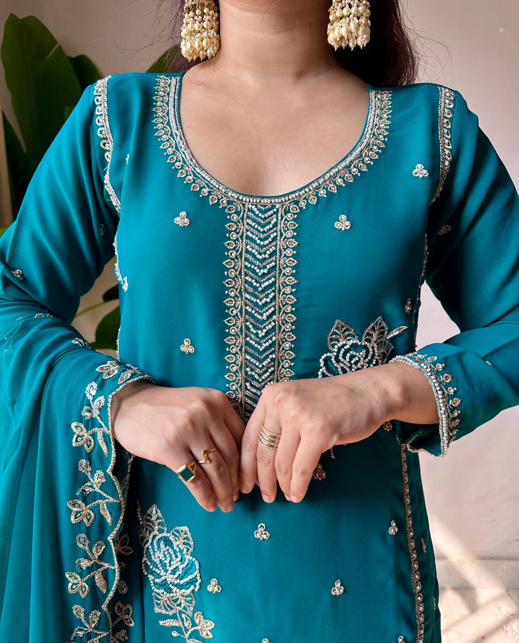 Aafreen Noor Gharara Set