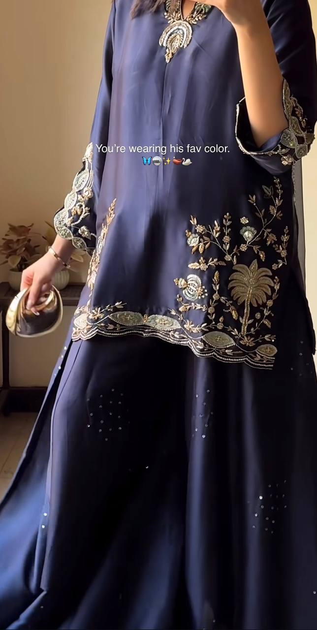 Zivara Bids Luxe Sharara Set