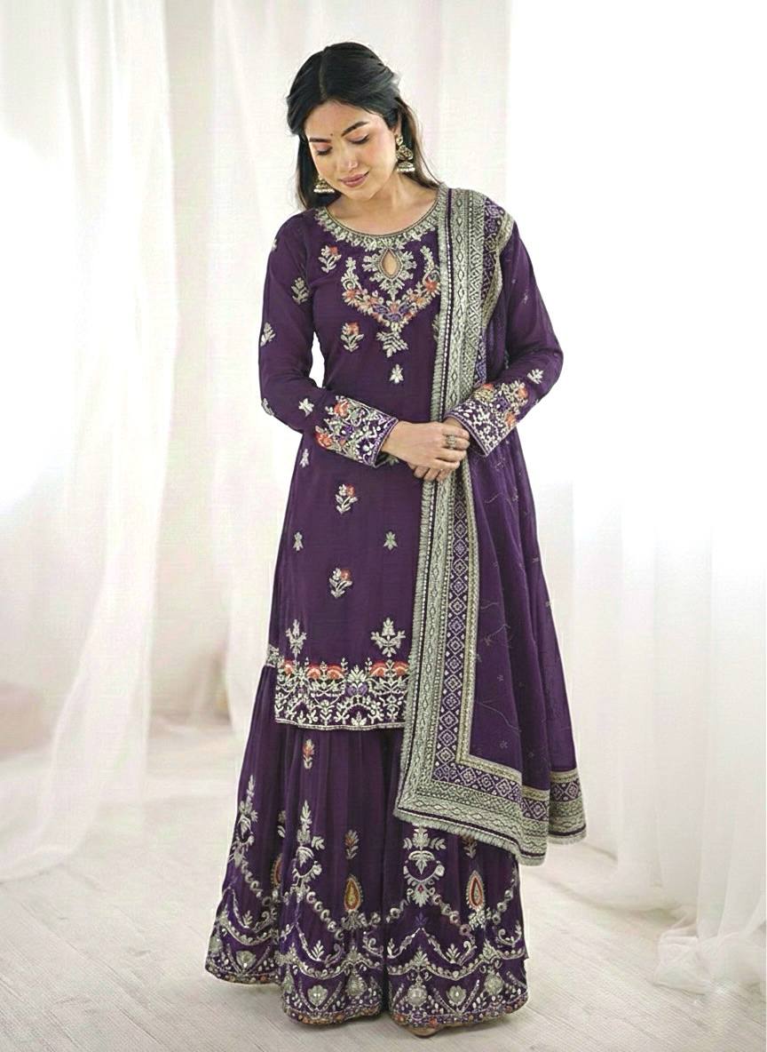 Zorella Sequence Flair Sharara Set