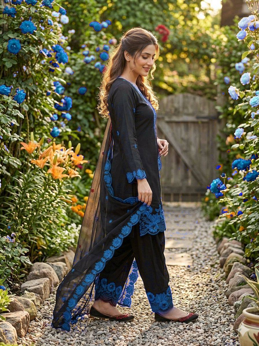 Velmira Sequence Silk Salwar Set