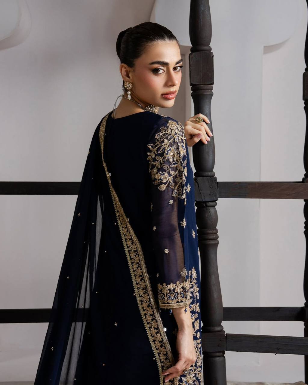 Zari Elegance Silk Palazzo Set