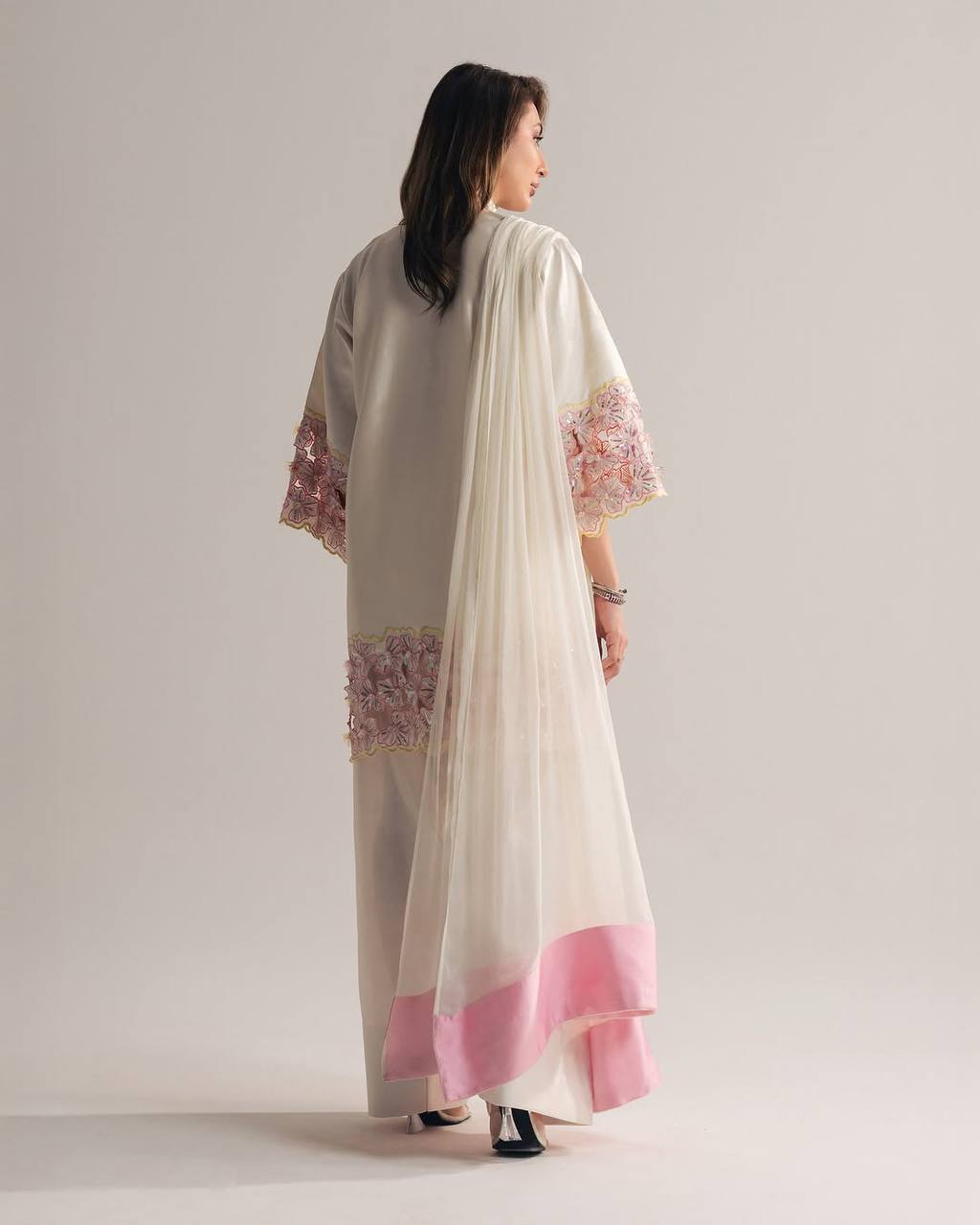Saaniya Moti Crep Farshi Set