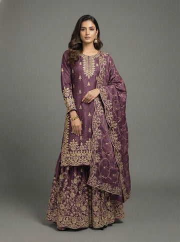 Azeeva gmy Silk Elegance Palazzo Set