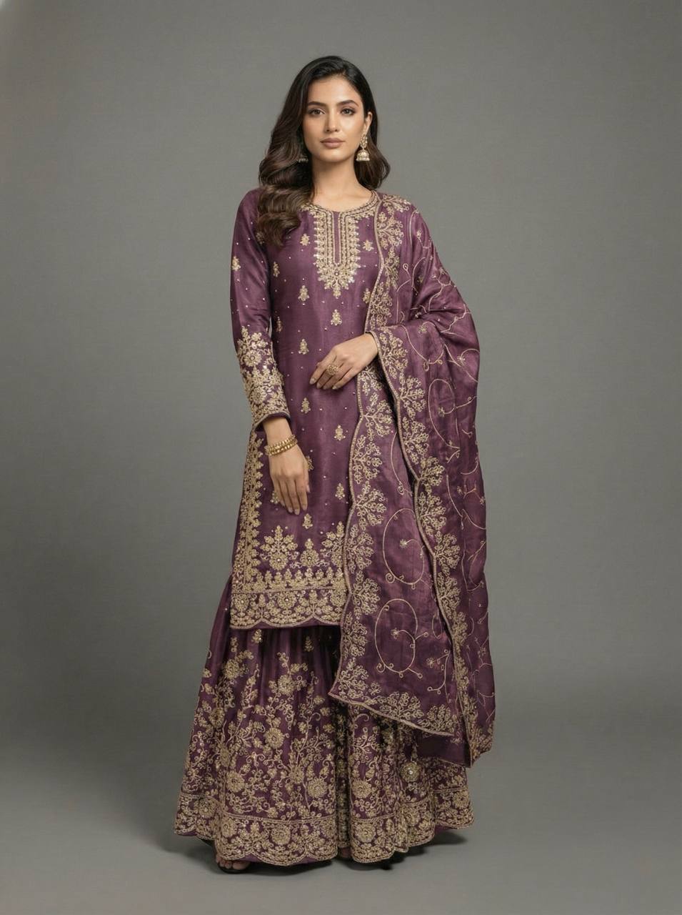 Azeeva gmy Silk Elegance Palazzo Set