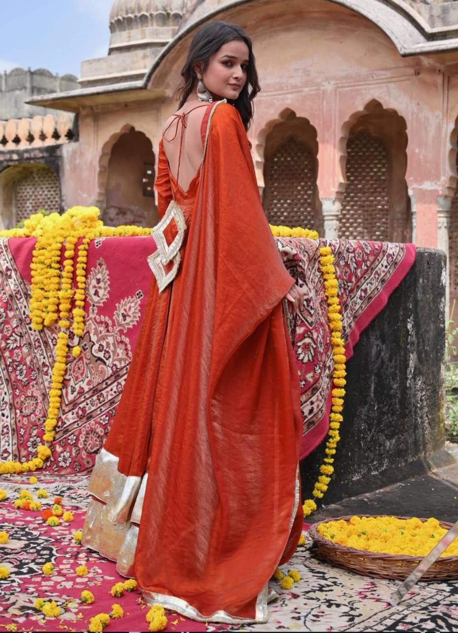 ZOYA RUSTIC ANARKALI SUIT SET