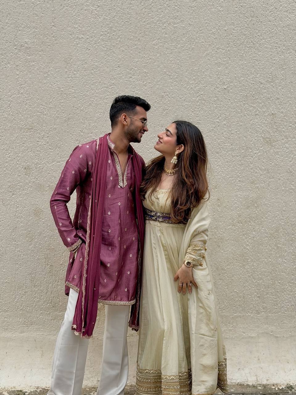 Kiara Ivory Anarkali Set
