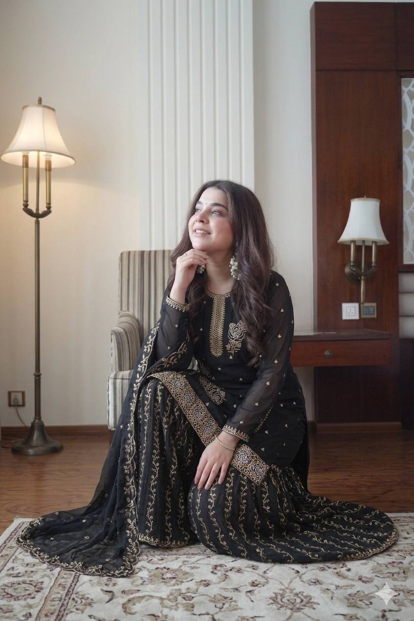 Aafreen Noor Gharara Set