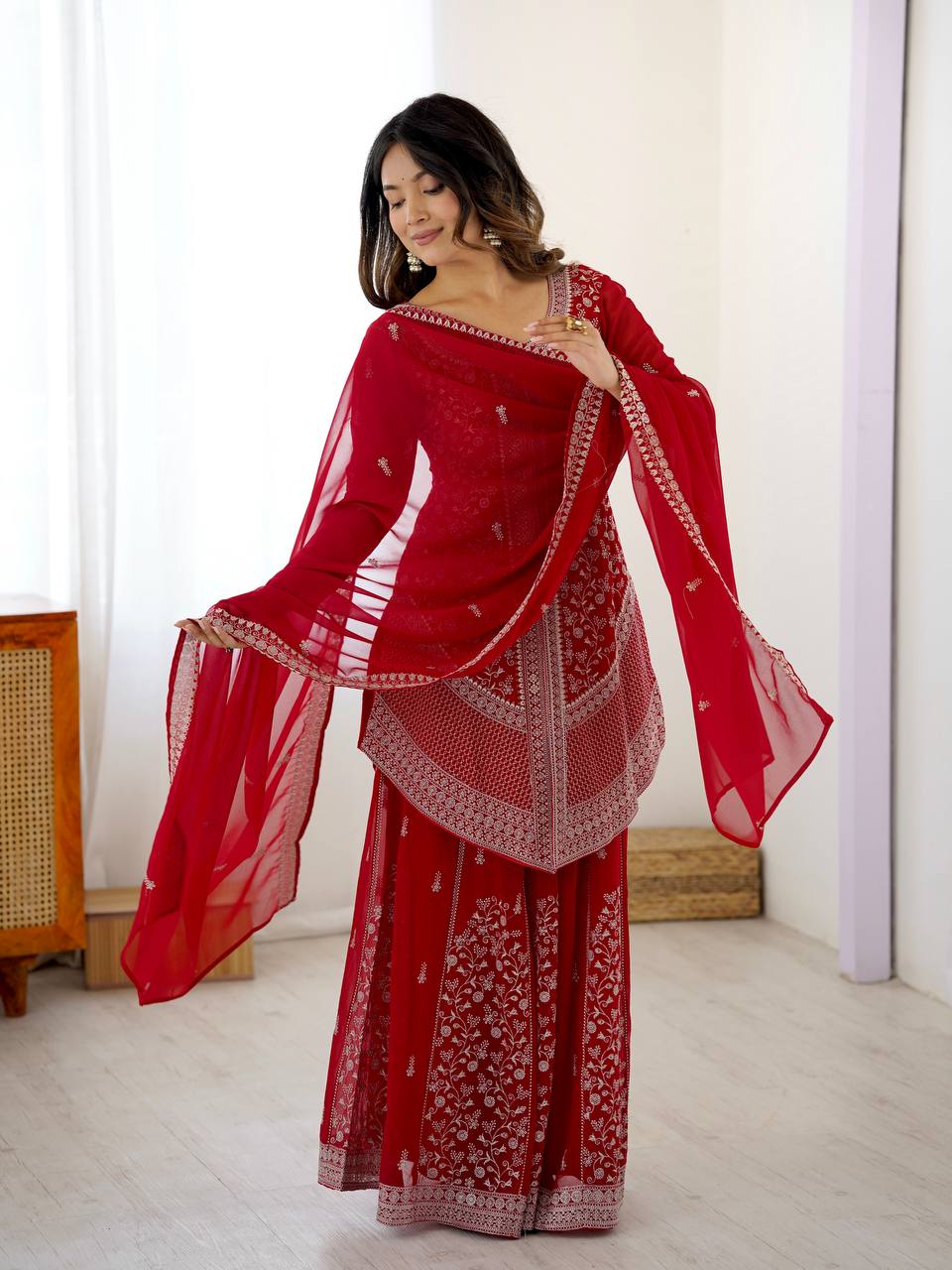 Aarohi Shaded Palazzo Set
