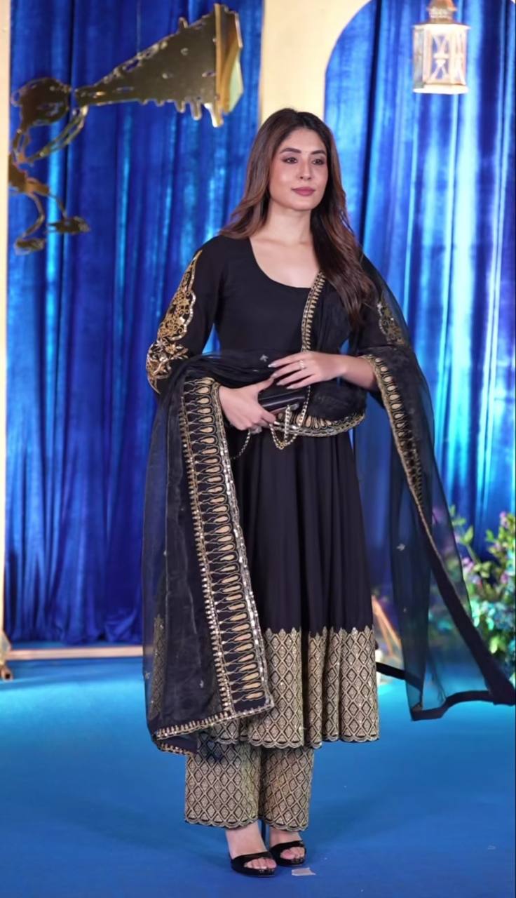 Kritika Black Premium Festive Suit Set