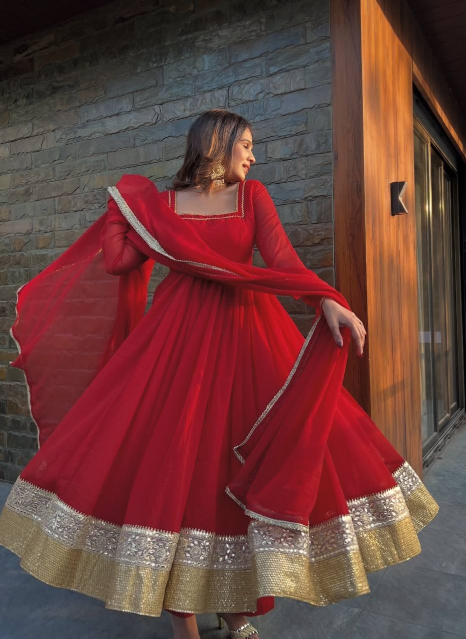 Vashnavi Vintage Anarkali Suit Set