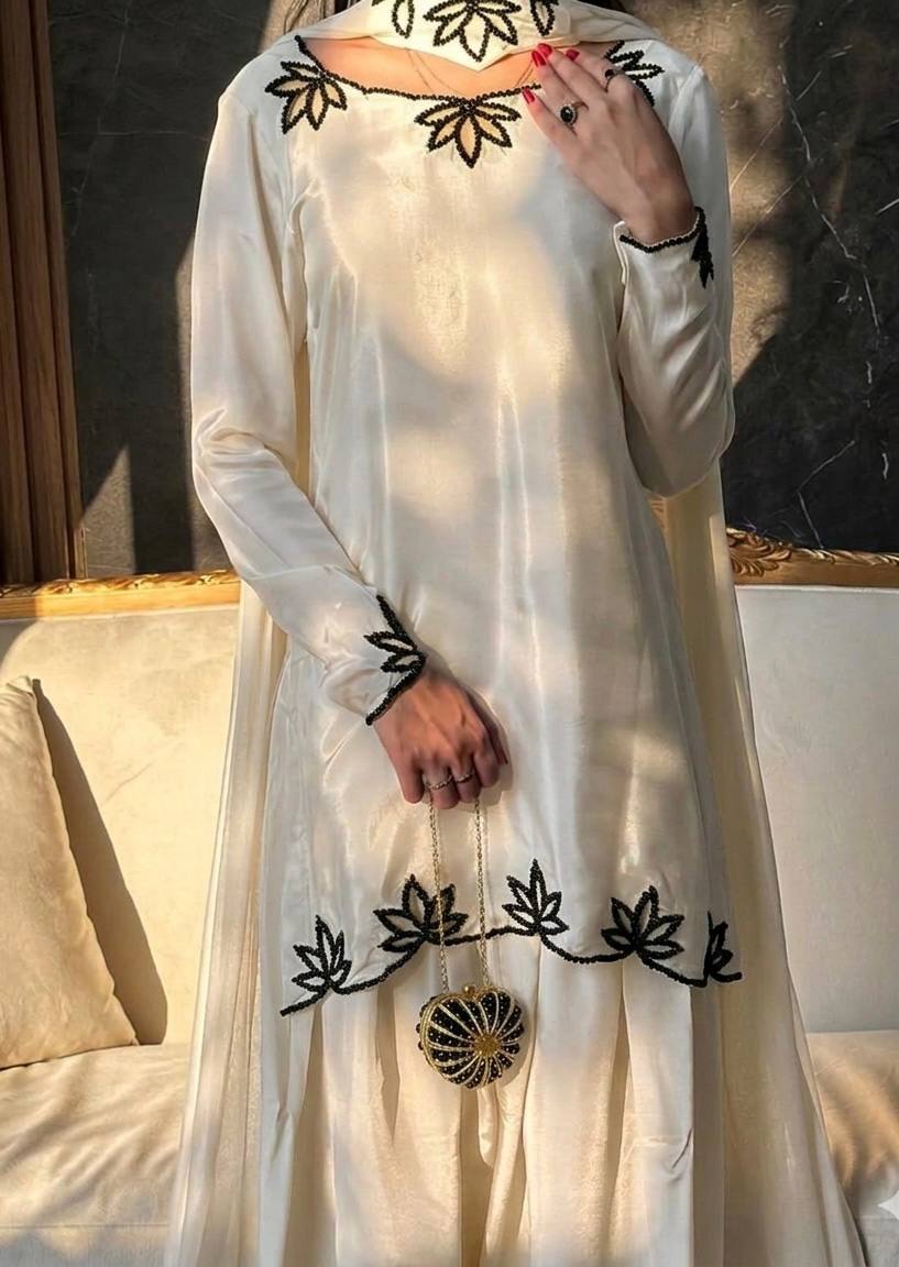 Zeraya Crep Moti Farshi Set