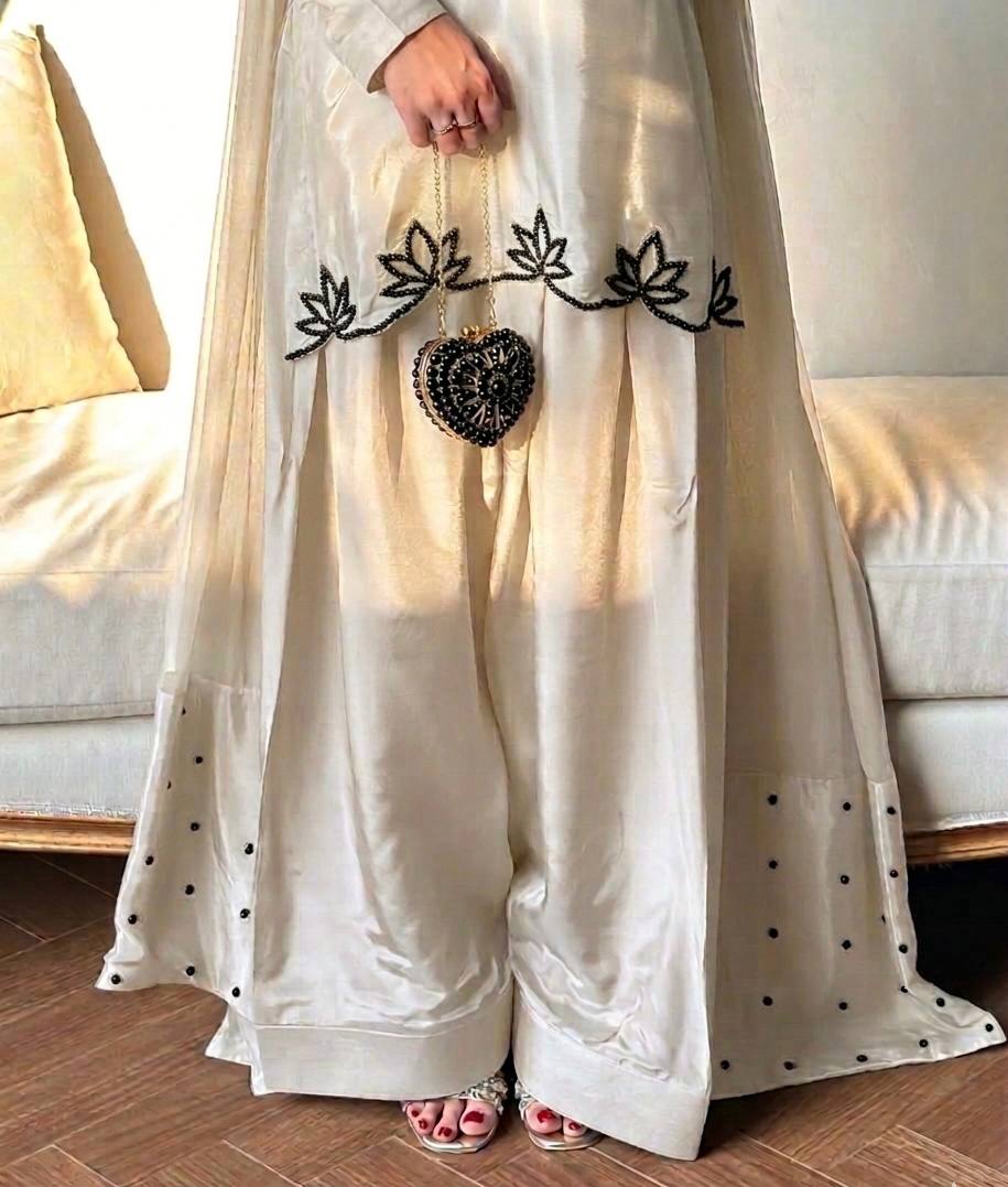 Zeraya Crep Moti Farshi Set