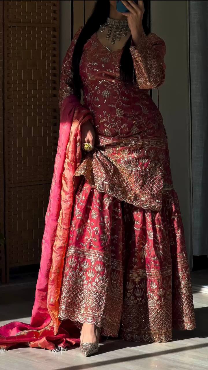 Zyvella Shine Sharara Set