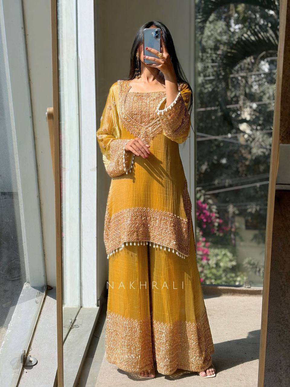 Tehzeeb Luxe Kurta Sharara Set