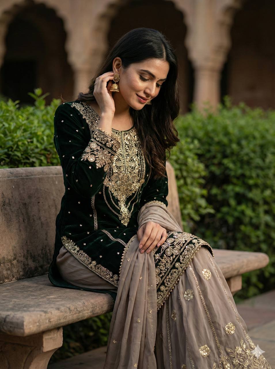 Zyrelia Dori Luxe Palazzo Set
