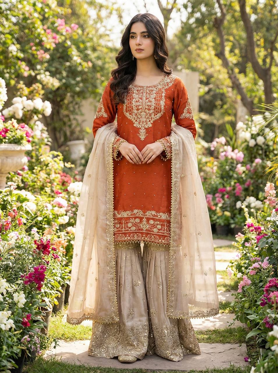 Zymera Dori Luxe Palazzo Set