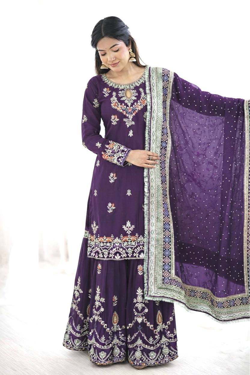 Zorella Sequence Flair Sharara Set