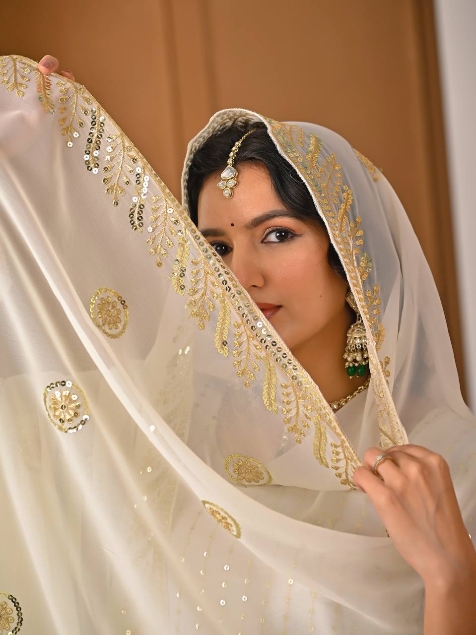 Meher Fox Georgette Sharara Set