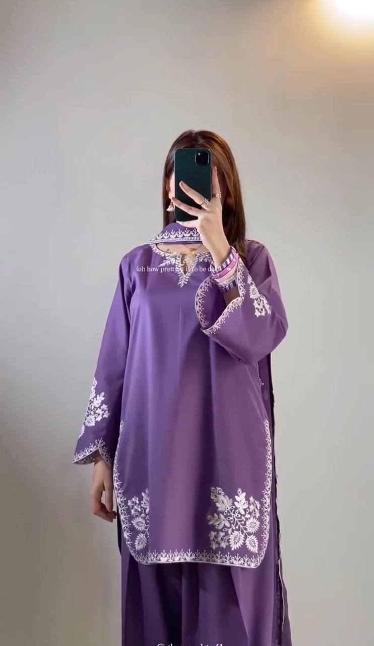Zoya Roman Cotton Farshi Salwar Set