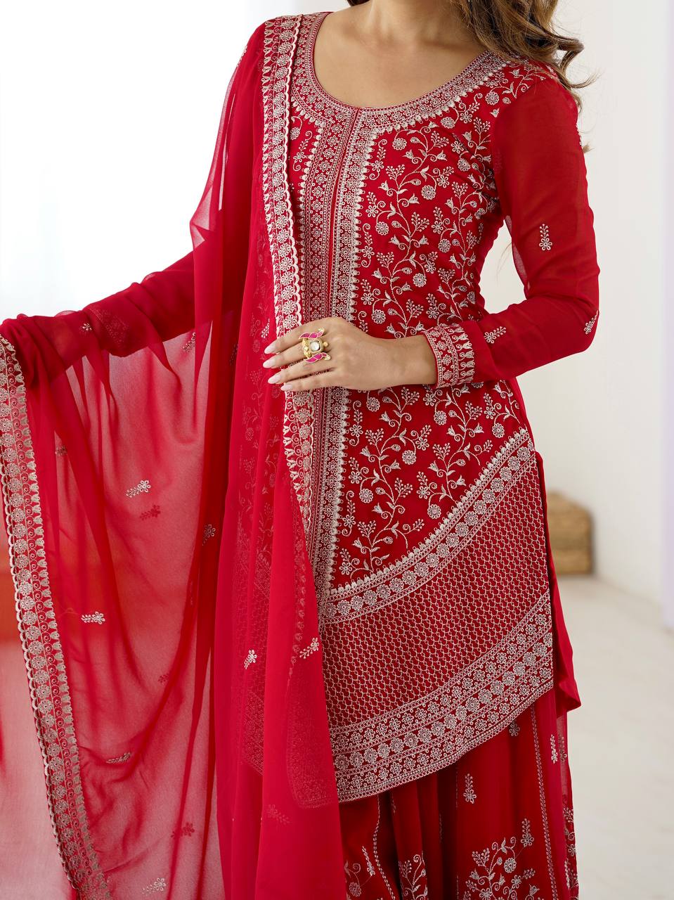 Aarohi Shaded Palazzo Set