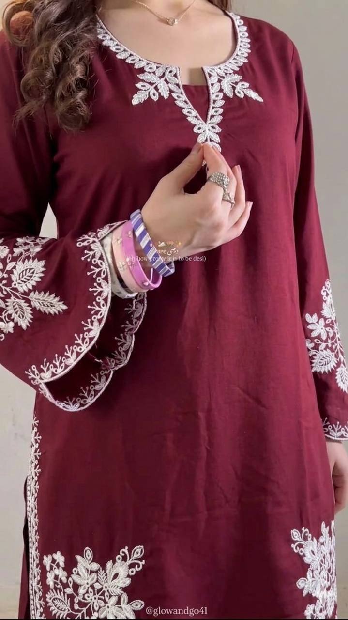 Zoya Roman Cotton Farshi Salwar Set