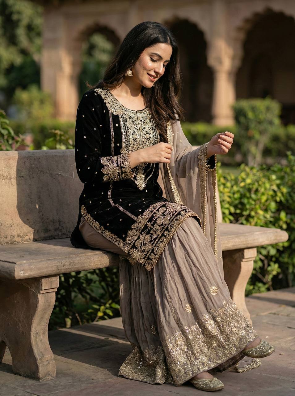 Zyrelia Dori Luxe Palazzo Set