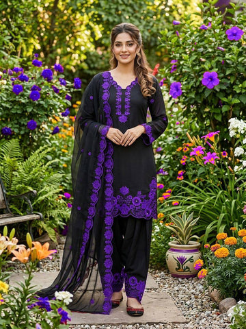 Velmira Sequence Silk Salwar Set