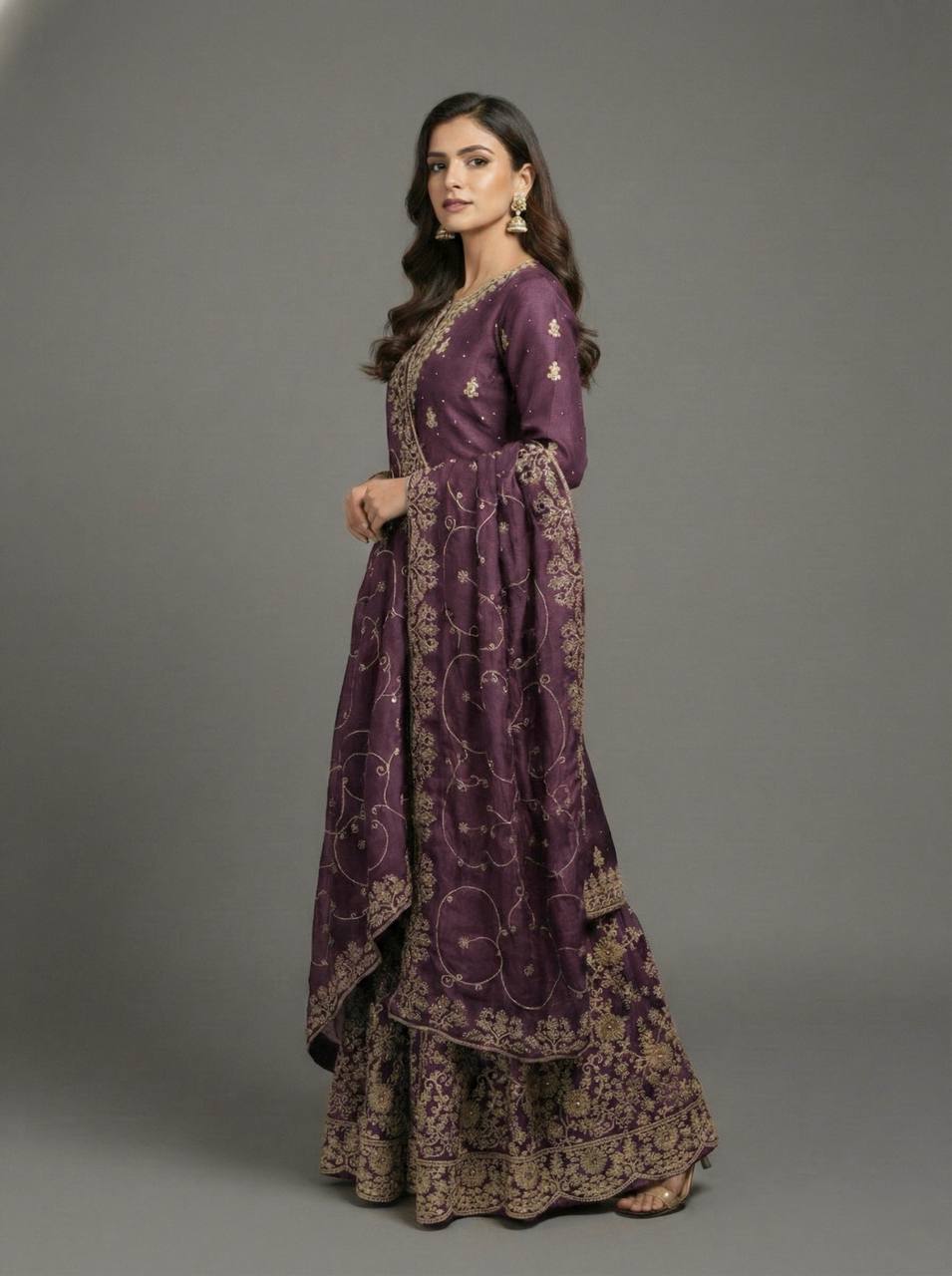 Azeeva gmy Silk Elegance Palazzo Set