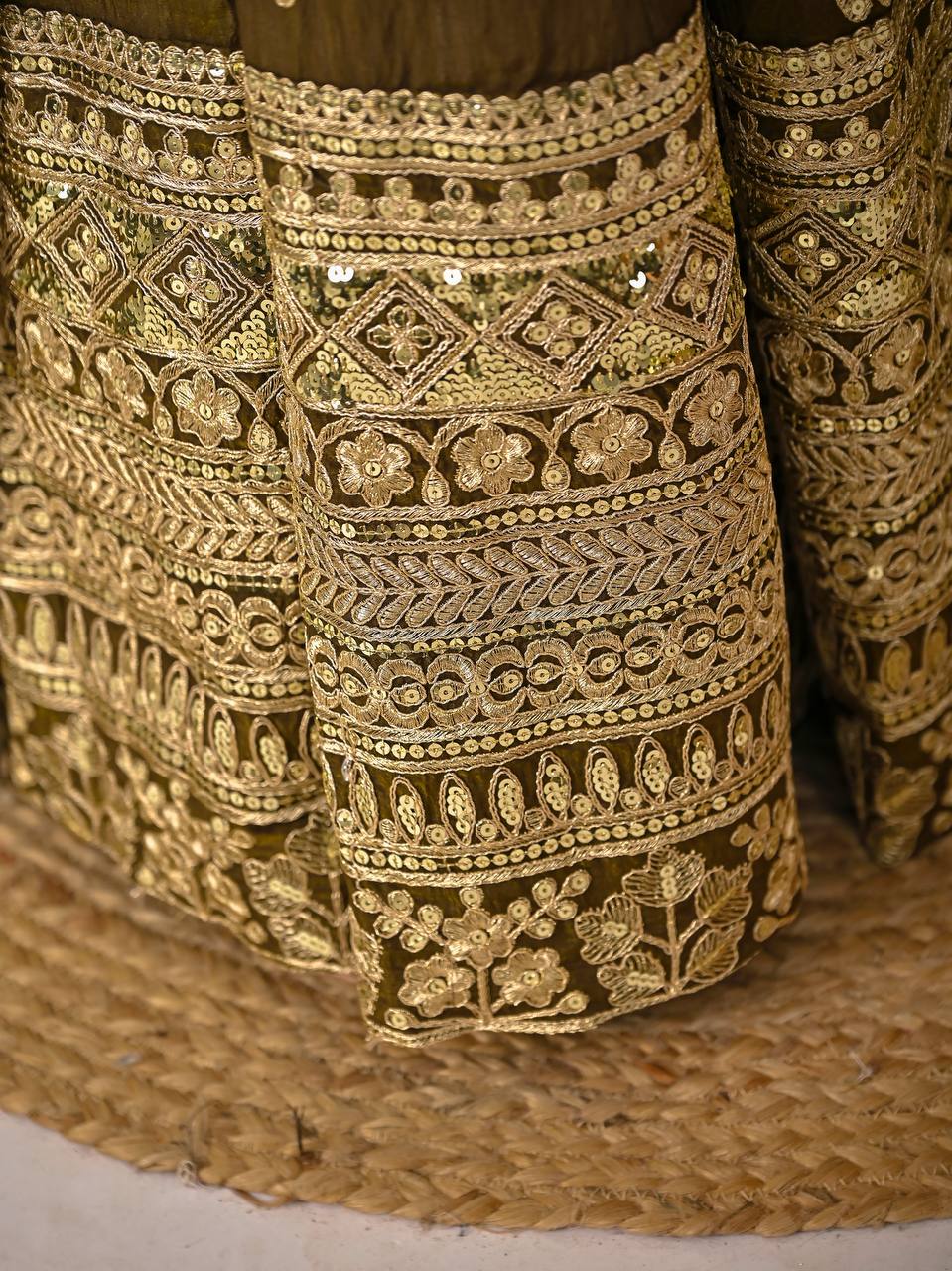 Ishmika Vichitra Silk Anarkali Suit Set