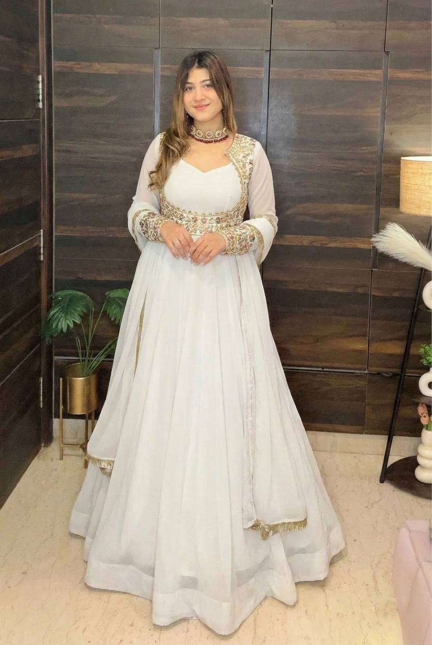 Amber Zariya Embroidered Anarkali Gown