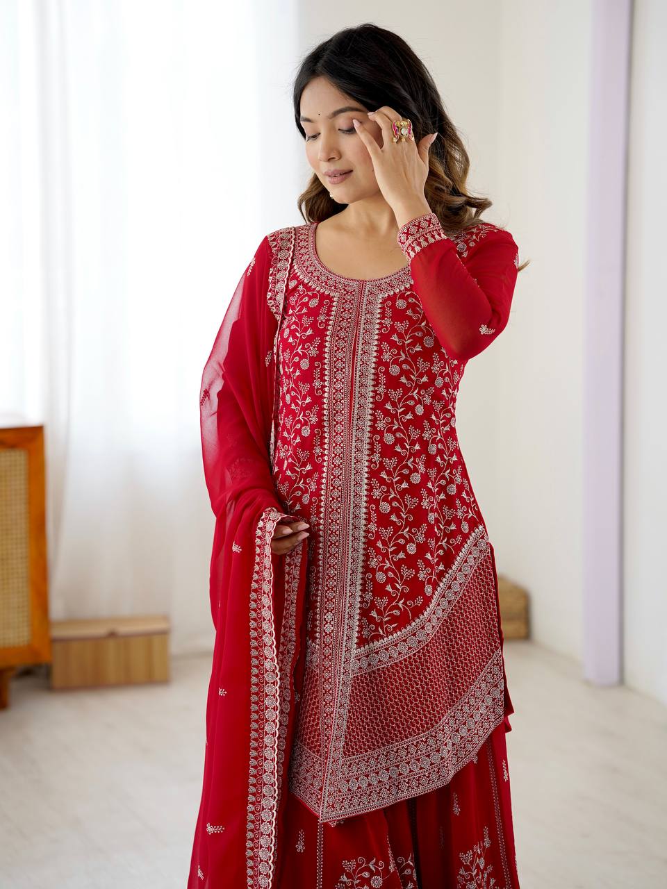 Aarohi Shaded Palazzo Set