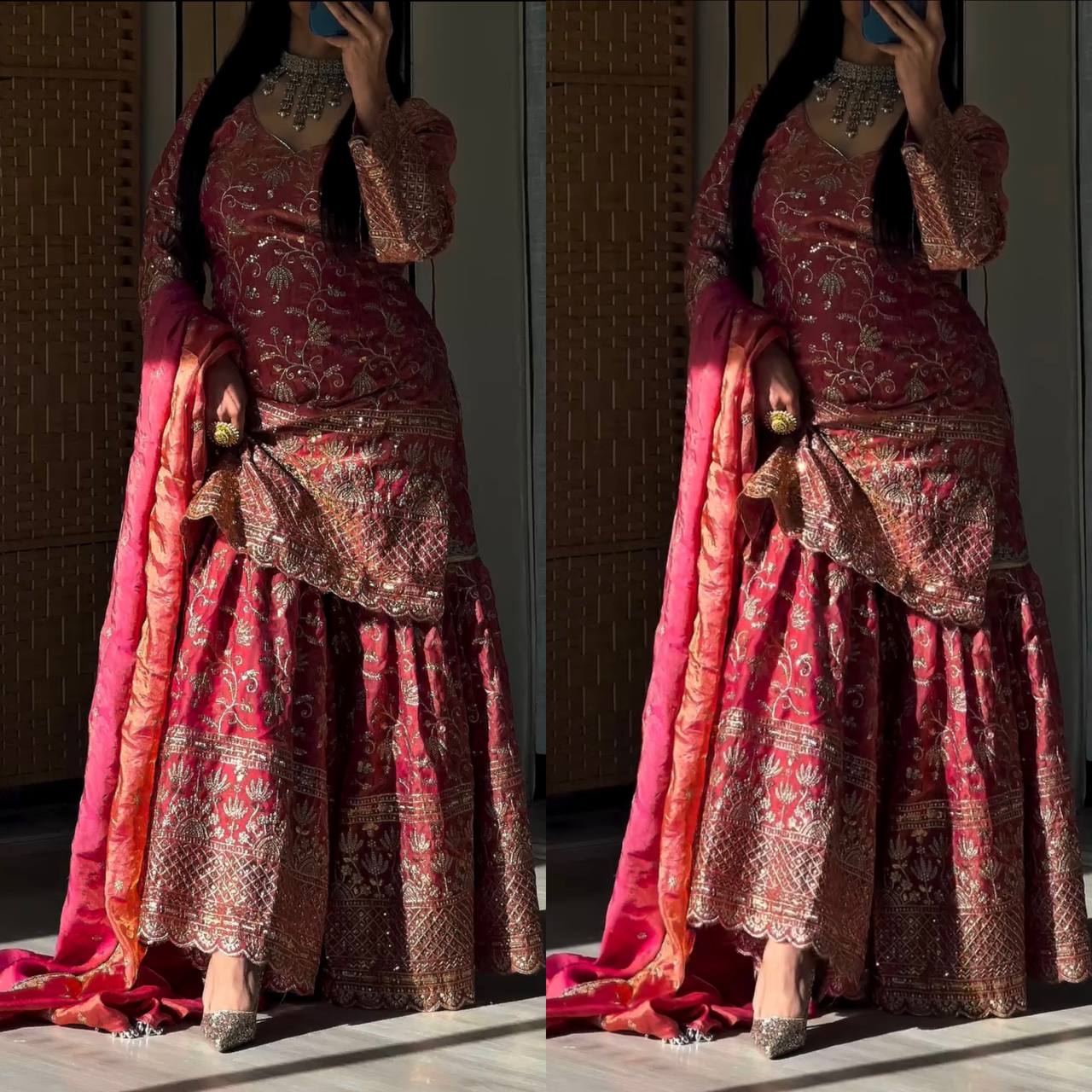 Zyvella Shine Sharara Set