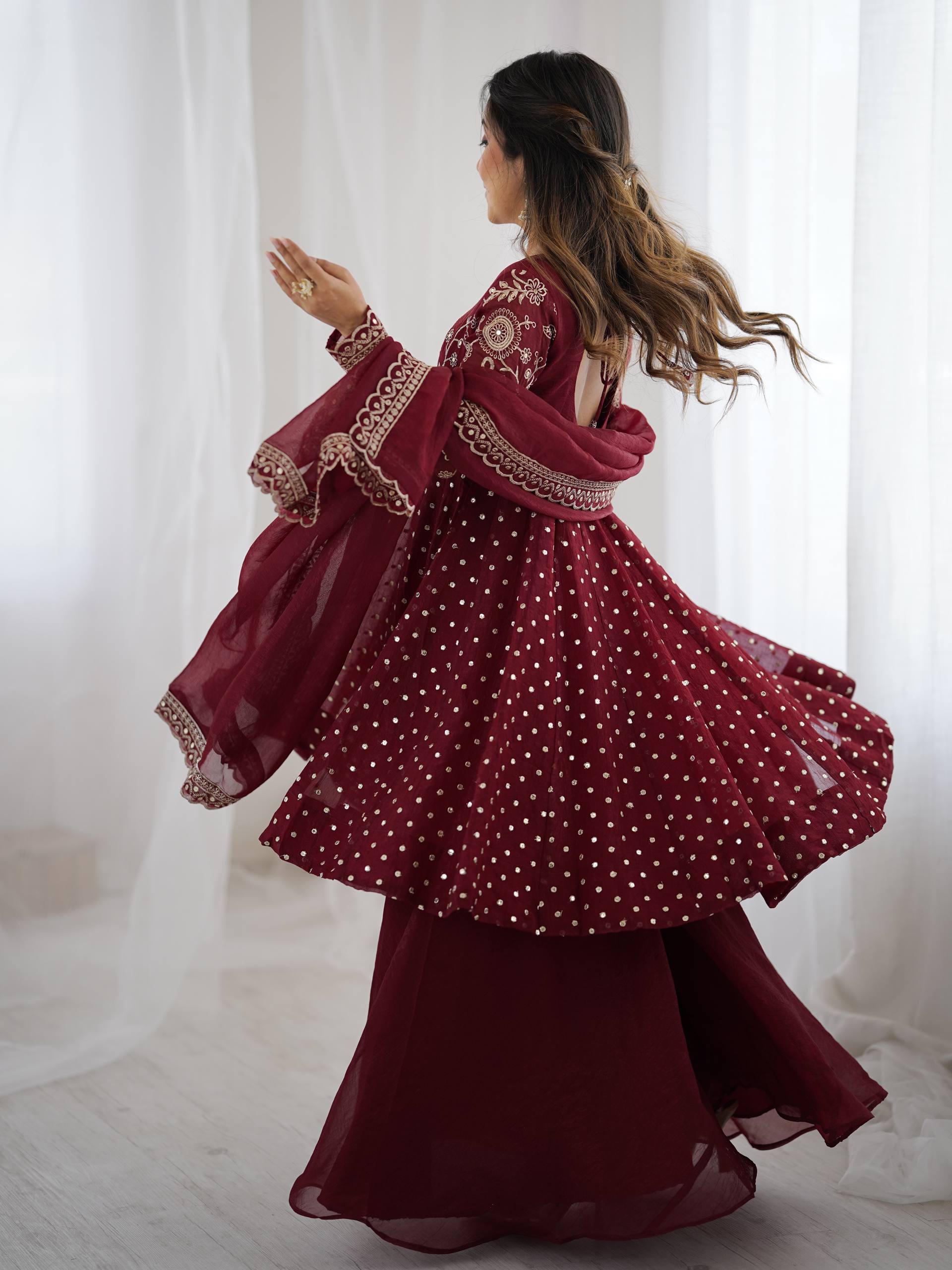 Navira Shine Sharara Set