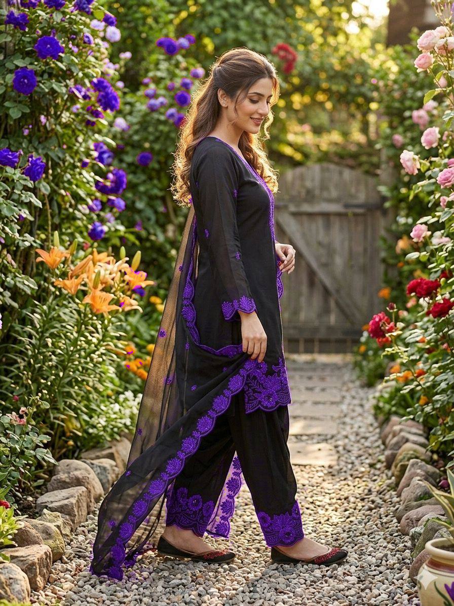Velmira Sequence Silk Salwar Set