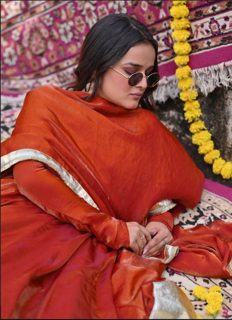 ZOYA RUSTIC ANARKALI SUIT SET