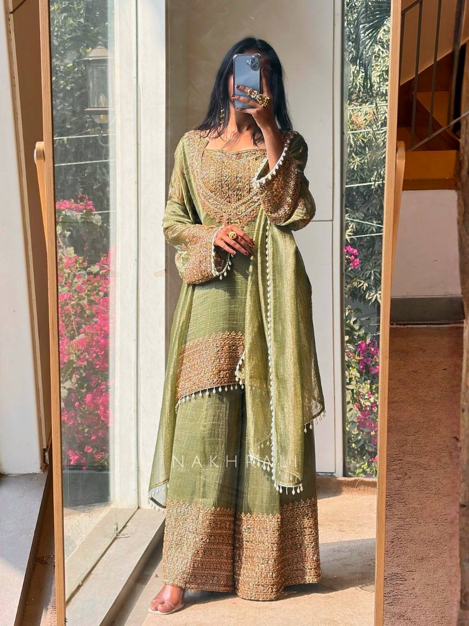 Tehzeeb Luxe Kurta Sharara Set