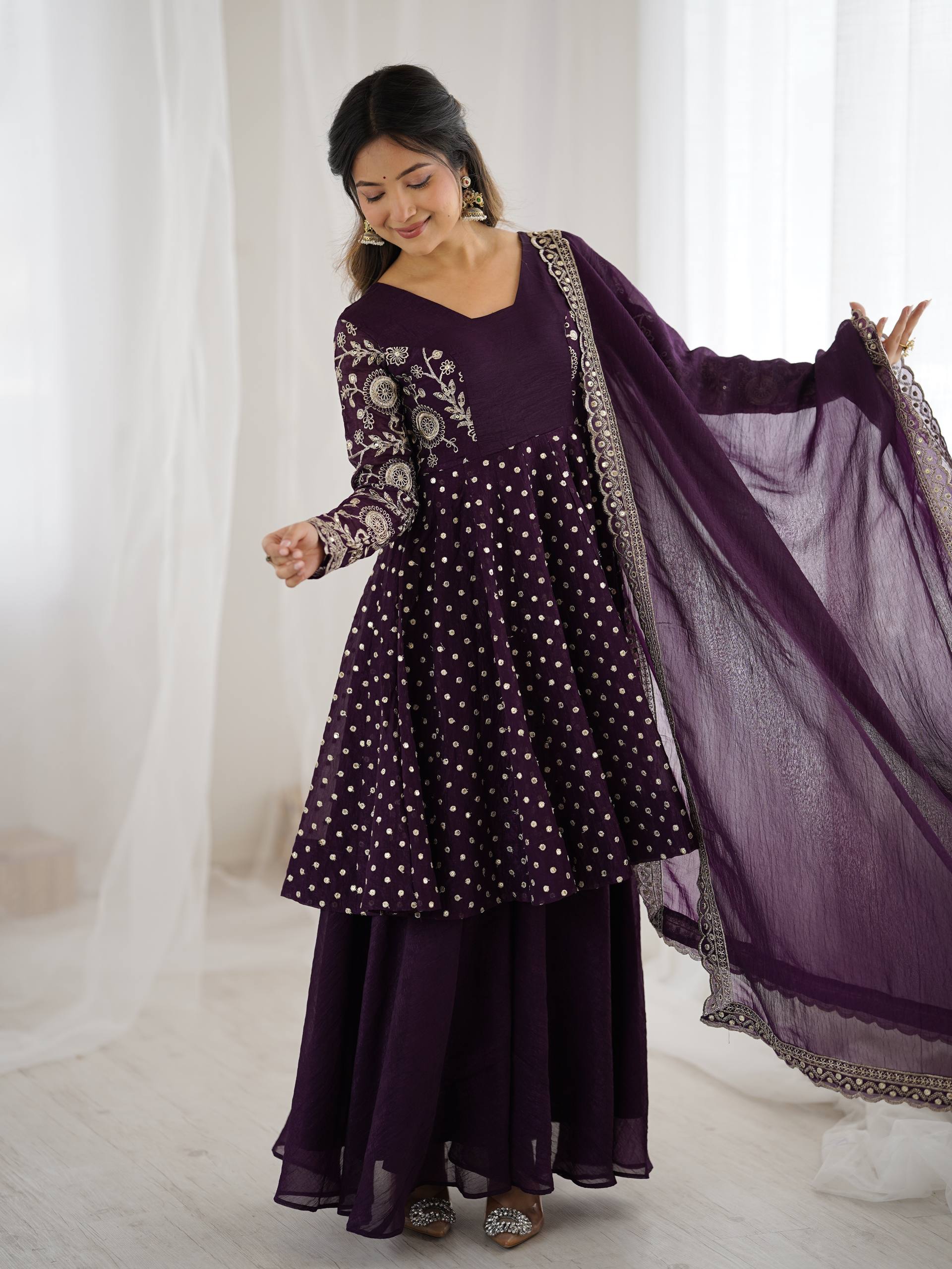Navira Shine Sharara Set