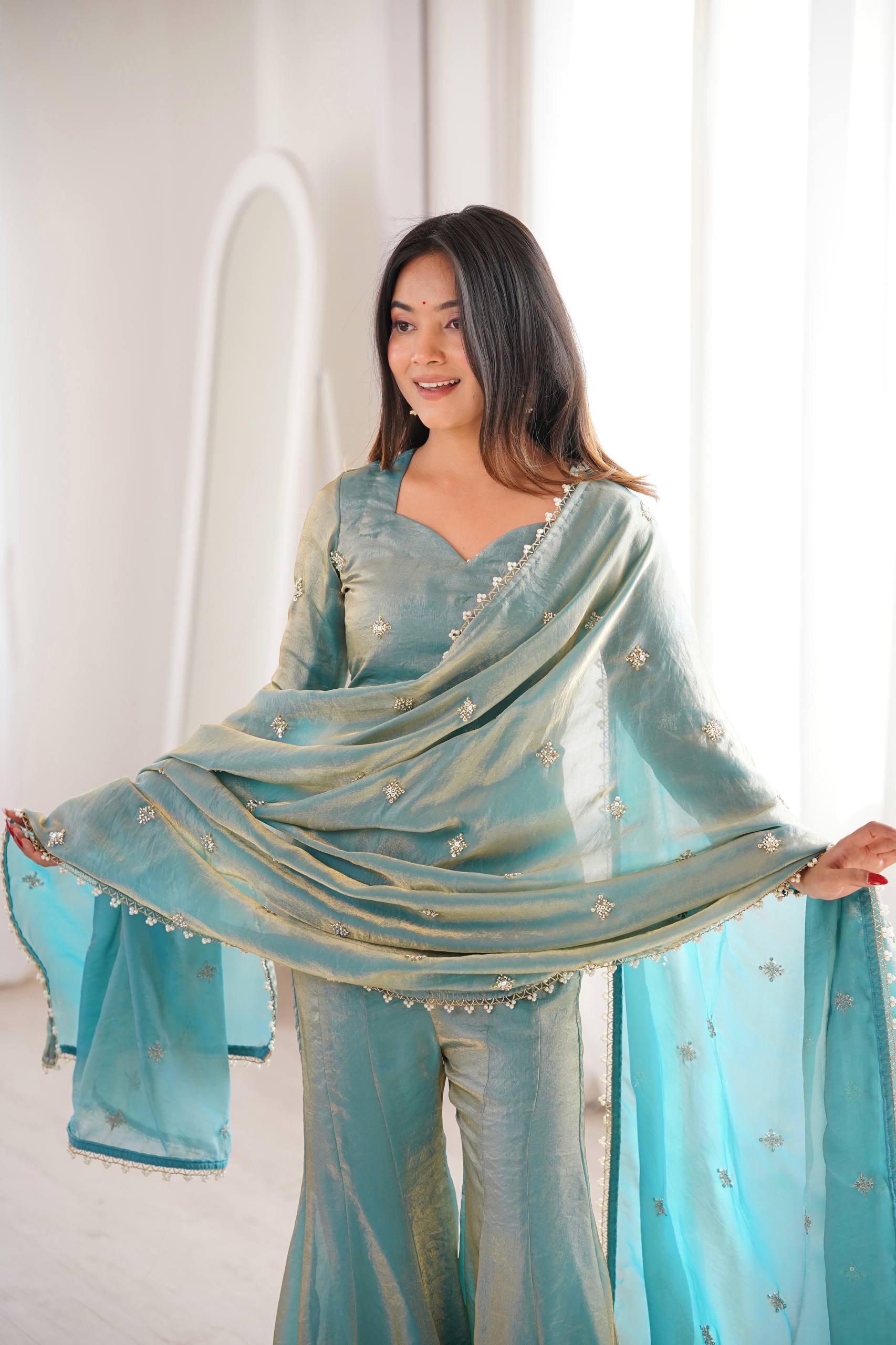 Elzora Flair Sharara Set