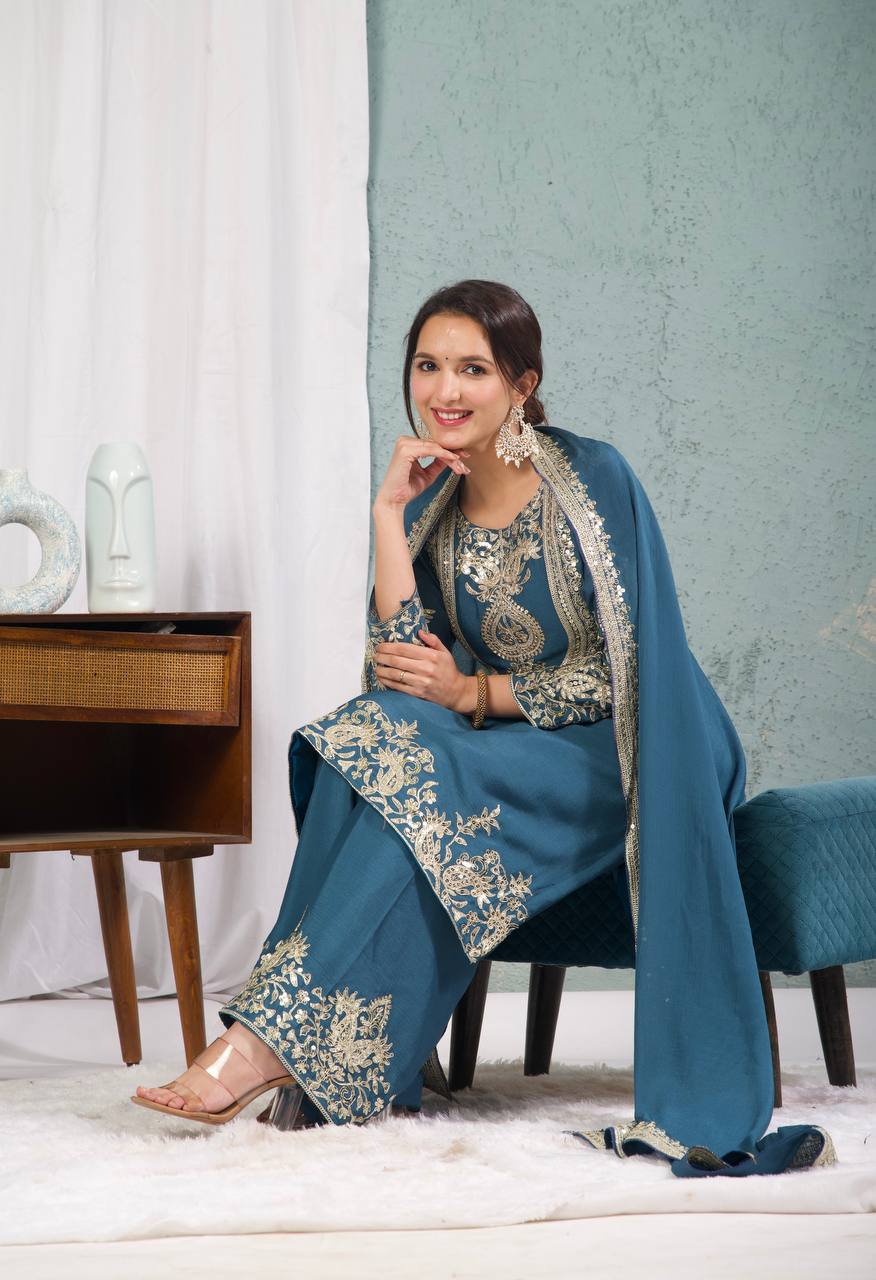Ziyana Chinnon Code Luxe Suit Set